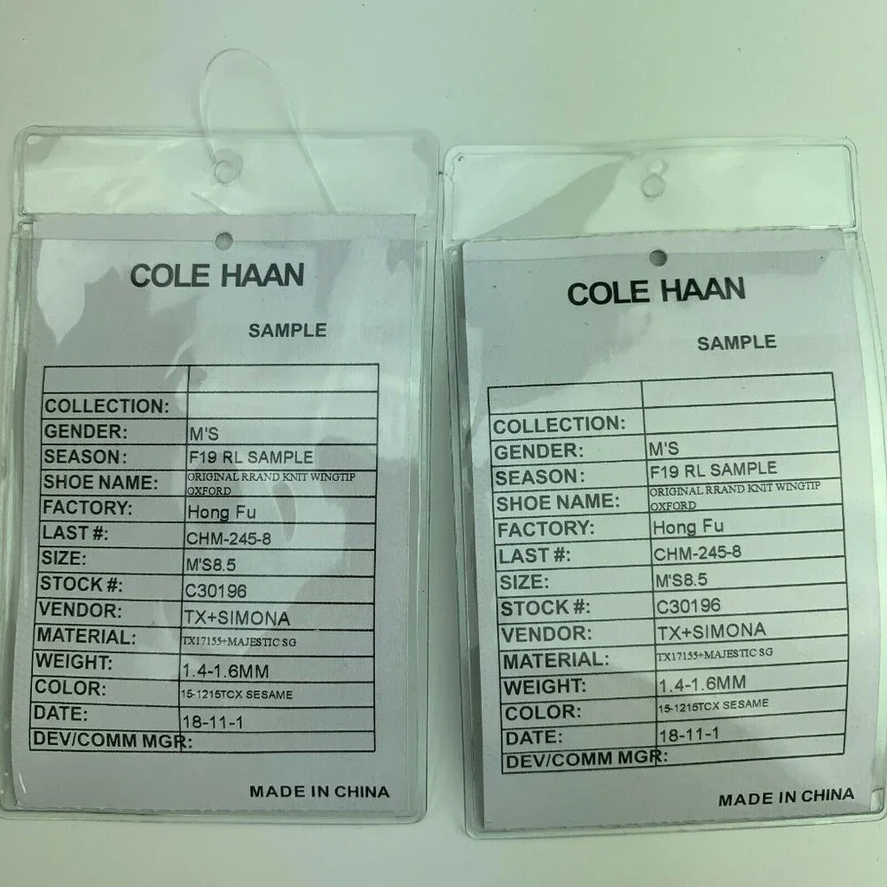 Cole Haan rare sample